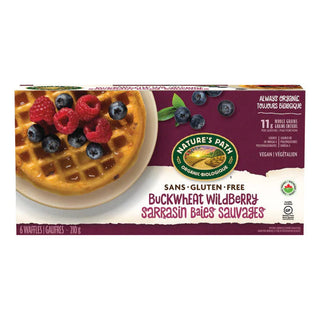 Nature's Path Buckwheat Wildberry Organic Waffles 210g