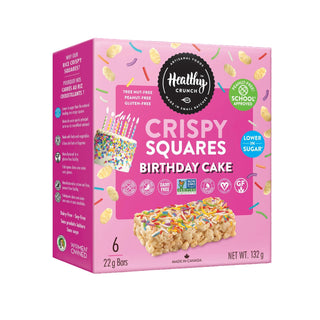 Healthy Crunch Rice Crispy Squares Birthday Cake 6x22g