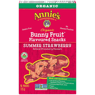 Annie's Homegrown Summer Strawberry Organic Fruit Snacks 198g
