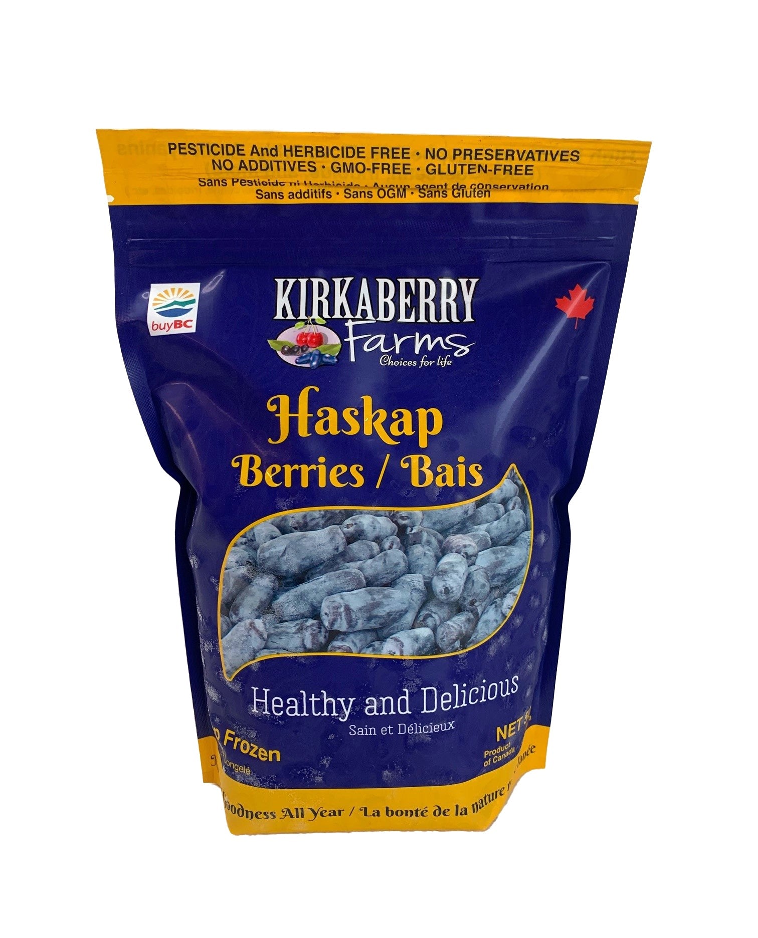 Kirkaberry Farms Frozen Haskap Berries 500g | Kootenay Co-op