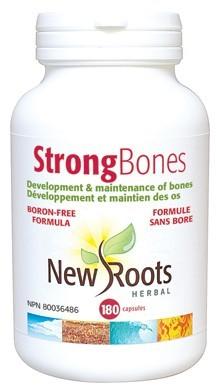 New Roots Herbal Strong Bones Boron Free 180c