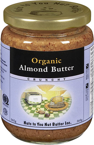 Organic Almond Butter Crunchy 365g