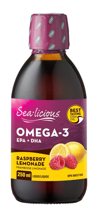 Sealicious Omega 3 Oil Raspberry Lemon 250ml