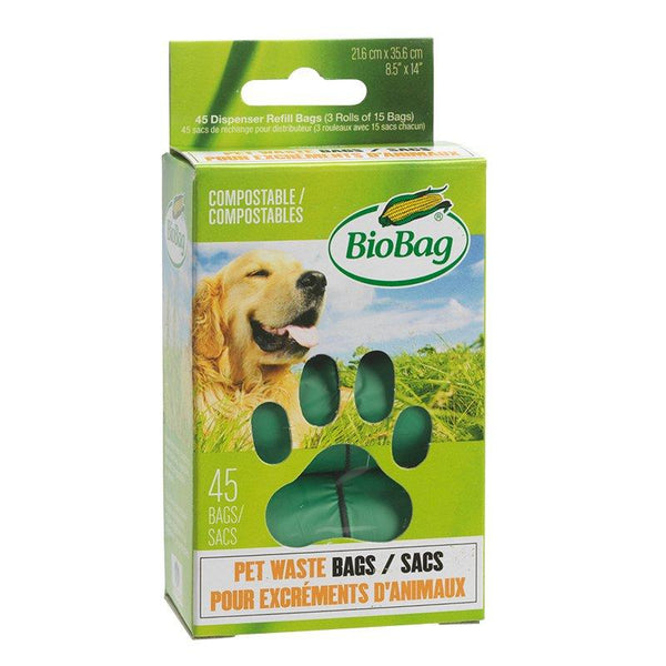 BioBag Pet Waste Bags Rolls 45ct