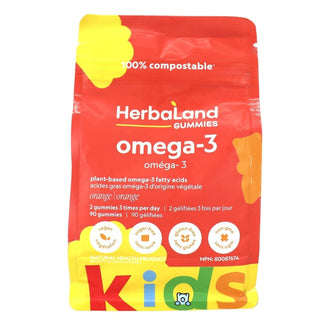 Herbaland Classic Kids Omega Gummies 90 gummies