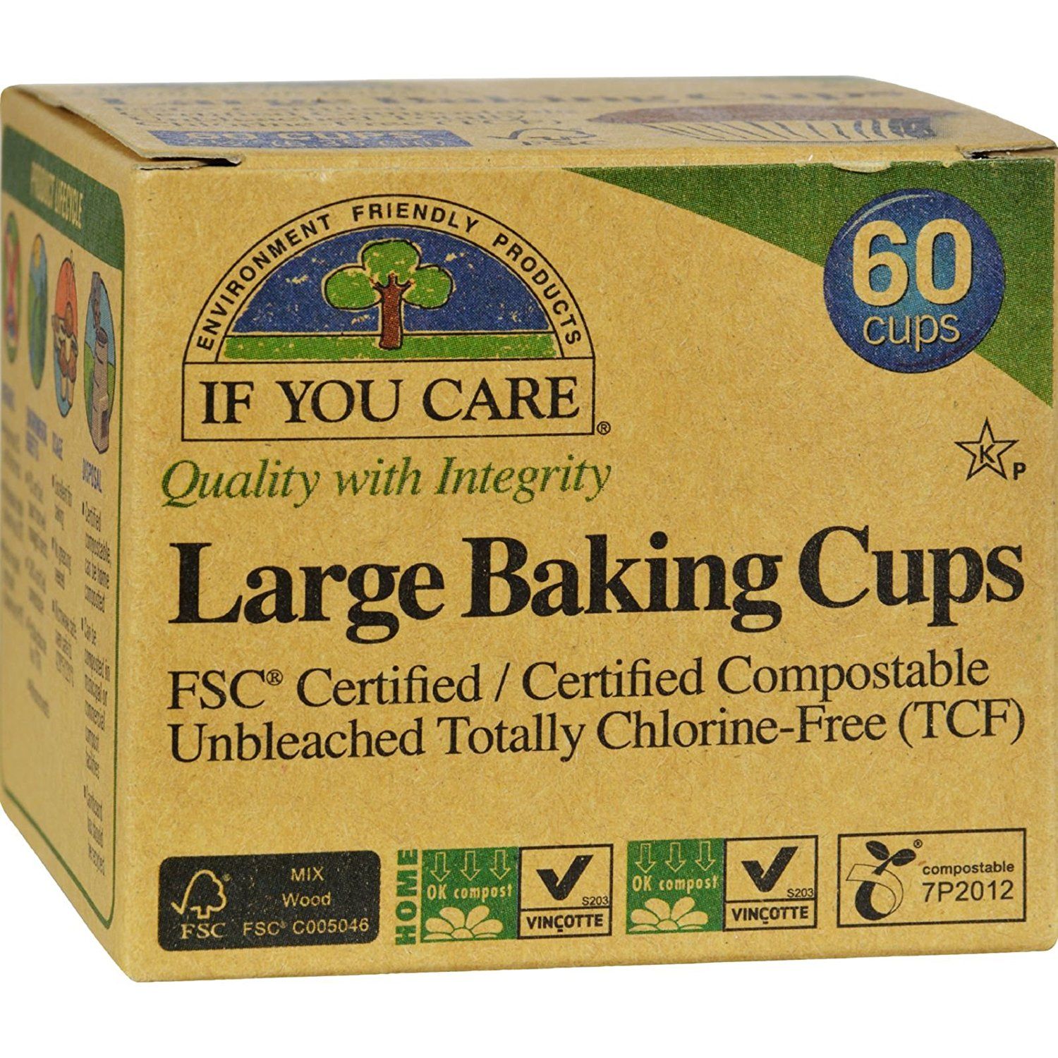 If You Care Large Baking Cups, 60 Count