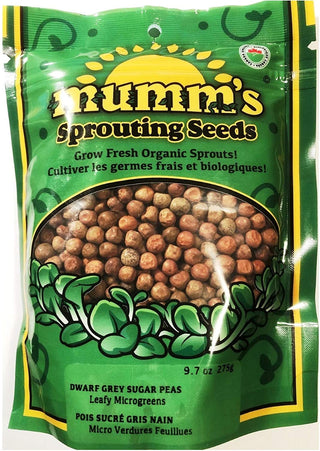 Mumm's Sprouting Seeds Dwarf Grey Sugar Peas 125g