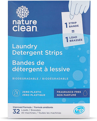 Nature Clean Laundry Strips  Fragrance Free 32 Load