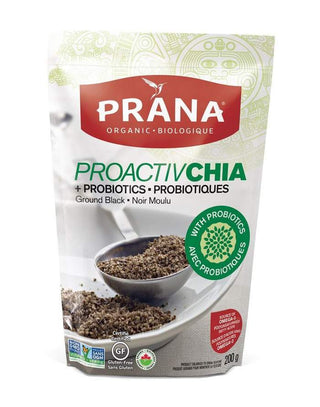 Prana Chia Seed Ground Black Probiotic 284g