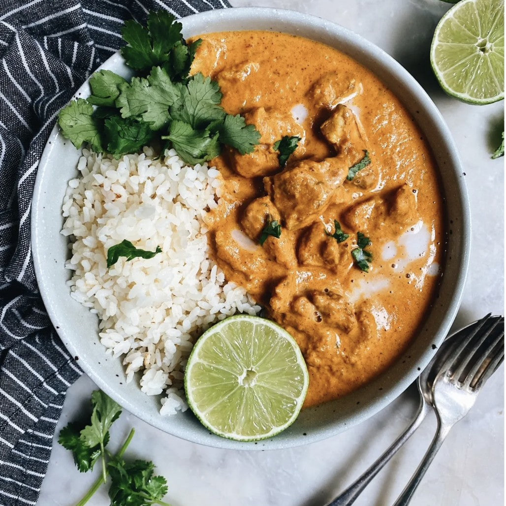 Tomato + Coconut Chicken Curry