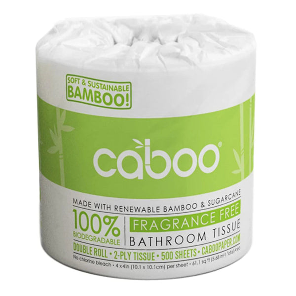 Caboo 2 Ply Toilet Tissue (1 roll/4pk/12pk/24pk)