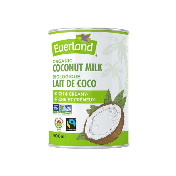 Everland Full Case Coconut Milk  Rich & Creamy 6x400ml 