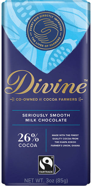 Divine Chocolate Milk Chocolate Bar 85g