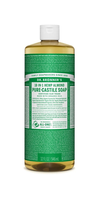 Dr. Bronner's Almond Castile Soap Organic 946ml