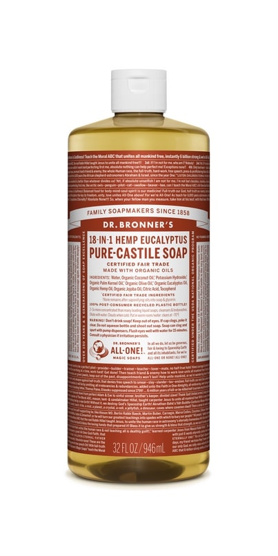 Dr. Bronner's Eucalyptus Castile Soap Organic 946ml