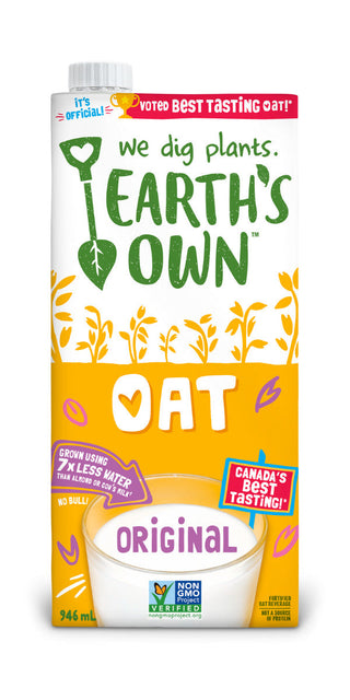 Earth's Own Unsweetened Original Oat Beverage (946ml/1.75L)