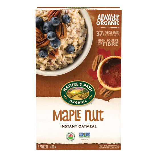 Nature's Path Instant Oatmeal Maple Nut 8x50g