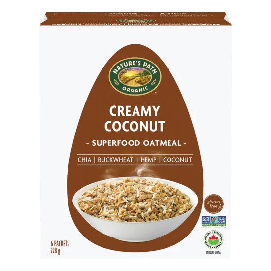 Nature's Path Qia Hot Cereal Coconut 6x38g
