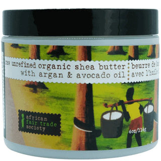 African Fair Trade Shea Butter Argan & Avocado Oil 114g