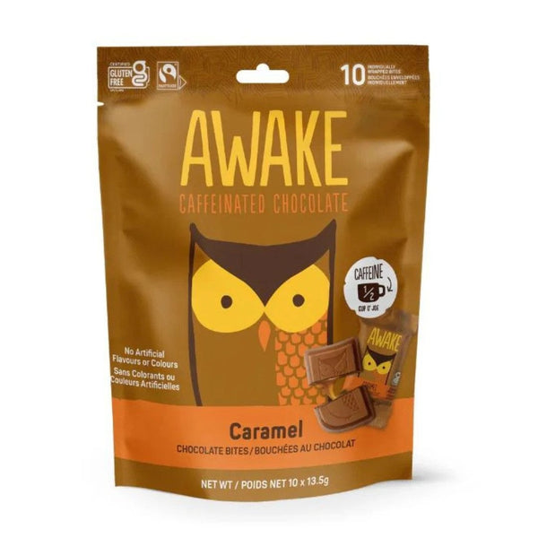 Awake Caffeinated Caramel Chocolate Bites 108g