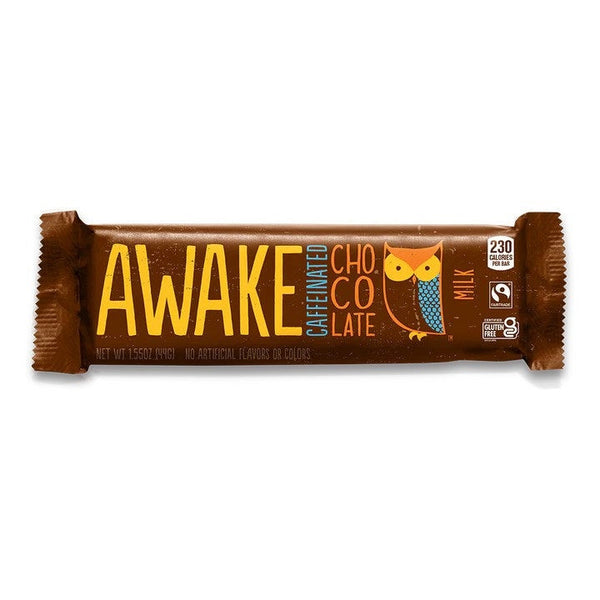 Awake Caffeinated Milk Chocolate Bar 27g