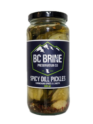 BC Brine Spicy Dill Pickle Chips 500ml