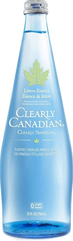 Clearly Canadian Mineral Water Sparkling Limon 750ml