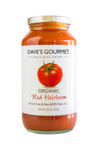 Dave's Gourmet Organic Pasta Sauce  Red Heirloom 723g