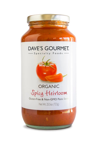 Dave's Gourmet Organic Pasta Sauce  Spicy Marinara 754ml