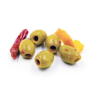 Olive Bar Tangerine & Chili Olives ~200g