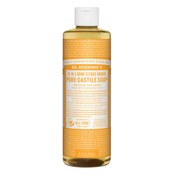 Dr. Bronner's Citrus Castile Soap Organic 473ml