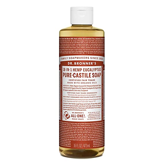 Dr. Bronner's Eucalyptus Castile Soap Organic (473ml/946ml)