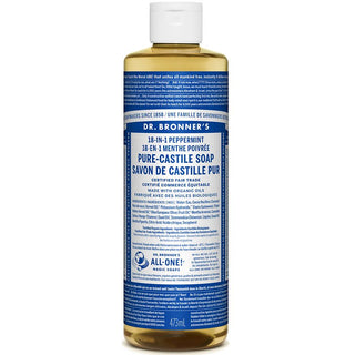 Dr. Bronner's Peppermint Castile Soap Organic (473ml/946ml)
