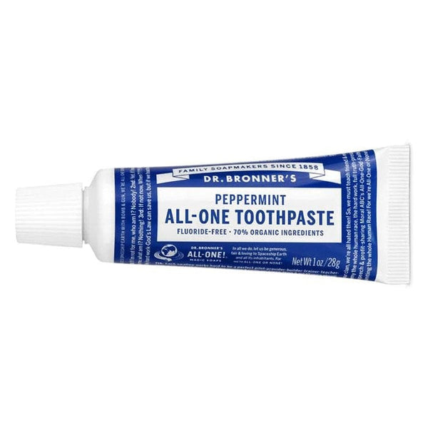 Dr. Bronner's Peppermint ALL ONE Toothpaste (28g/140g)