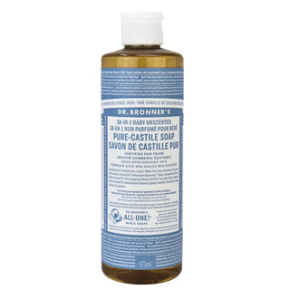 Dr. Bronner's Unscented Castile Soap Organic 473ml