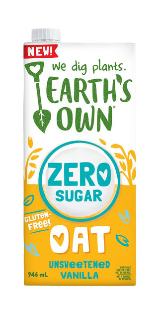 Earth's Own Vanilla Oat Zero Sugar Beverage 946ml