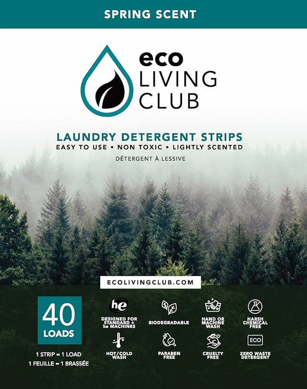 Eco Living Club Laundry Strips Scented 40ct