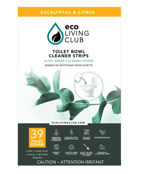 Eco Living Club Toilet Bowl Cleaner Strips 39ct