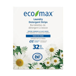 EcoMax Laundry Strips Fragrance Free 32ct