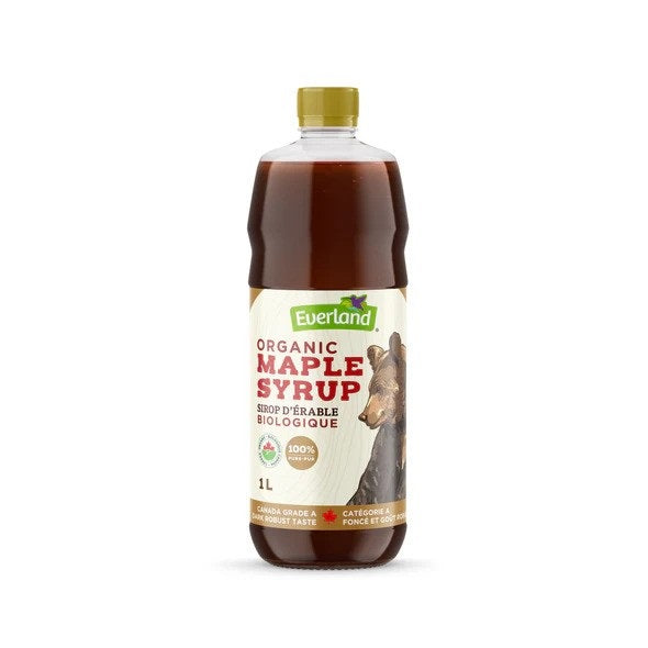 Everland Organic Maple Syrup Dark 1L