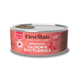 First Mate Cat Food Salmon & Rice GF Canned (156g/354g)