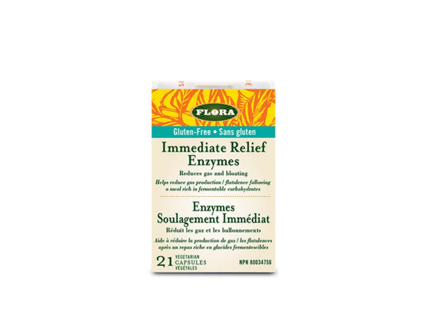 Flora Enzymes Immediate Relief (21c/120c)