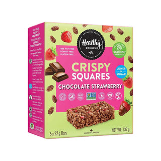 Healthy Crunch Rice Crispy Squares Choc Strawberry 6x22g