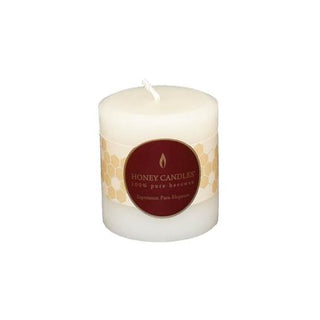 Honey Candles Pillar Candle Pearl 3"