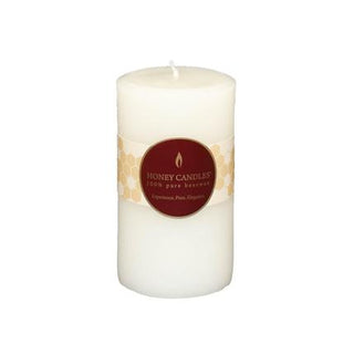 Honey Candles Pillar Candle Pearl 5"