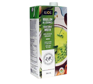 Ilios Organic Vegetable Broth 946ml