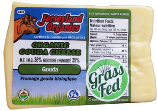 Jerseyland Organics Organic Mild Gouda ~250g