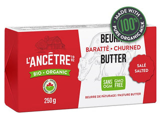 L'Ancetre Salted Organic Butter (250g/454g)