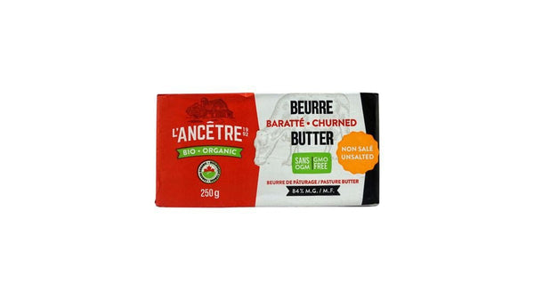 L'Ancetre Unsalted Organic Butter (250g/454g)