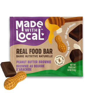 Made With Local Peanut Butter Brownie Food Bar 53g